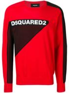 Dsquared2 Logo Mesh Sweater