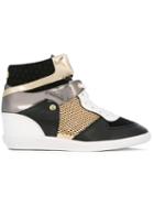 Michael Michael Kors Metallic Detail Hi-top Sneakers