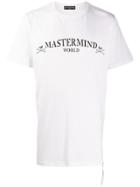 Mastermind World Logo Print Relaxed-fit T-shirt - White