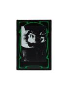 Raf Simons Black And Green Photo Print Leather Cardholder