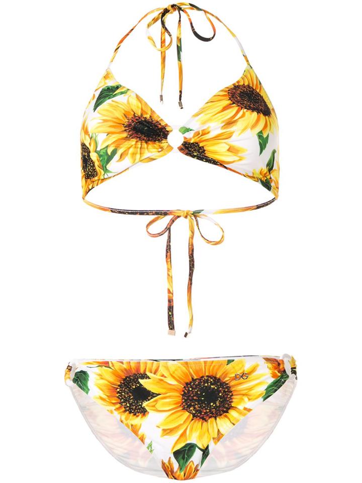 Dolce & Gabbana Sunflower Bikini - Hahh9 Girasoli Fdo Panna