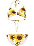 Dolce & Gabbana Sunflower Bikini - Hahh9 Girasoli Fdo Panna