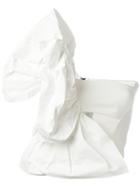 Maticevski Wrap Top, Size: 10, White, Polyester/polypropylene/polyurethane/silk