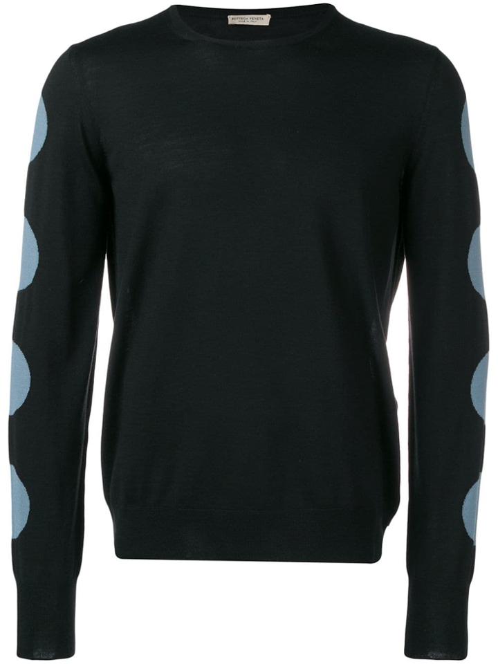 Bottega Veneta Dot Sleeve Sweater - Black