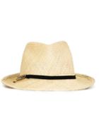 Stella Mccartney Panama Hat, Women's, Size: 58, Nude/neutrals, Cotton/straw