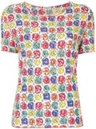 Chanel Pre-owned Floral Print T-shirt - Multicolour