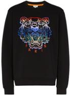 Kenzo Tiger Logo-embroidered Sweatshirt - Black