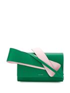 Delpozo Structured Design Crossbody - Green