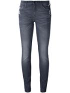 7 For All Mankind 'the Super Skinny' Jeans, Women's, Size: 26, Grey, Cotton/polyester/spandex/elastane