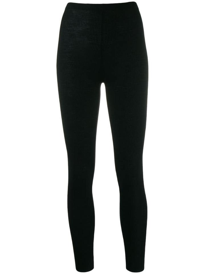 Iro Knitted Leggings - Black