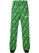 Palm Angels Patterned Track Pants - Green