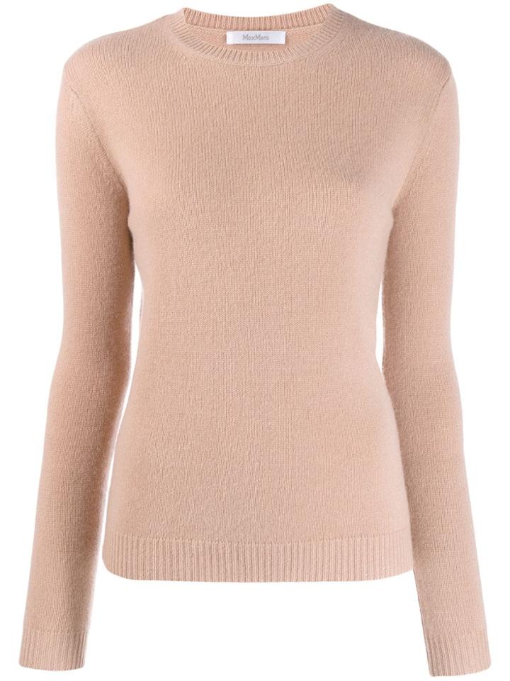 Max Mara Round Neck Sweatshirt - Brown