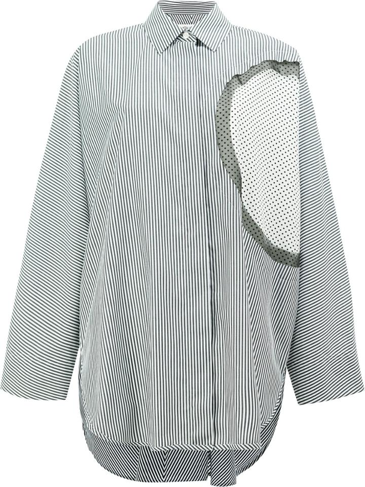Maison Margiela Exposed Layer Detail Shirt - White