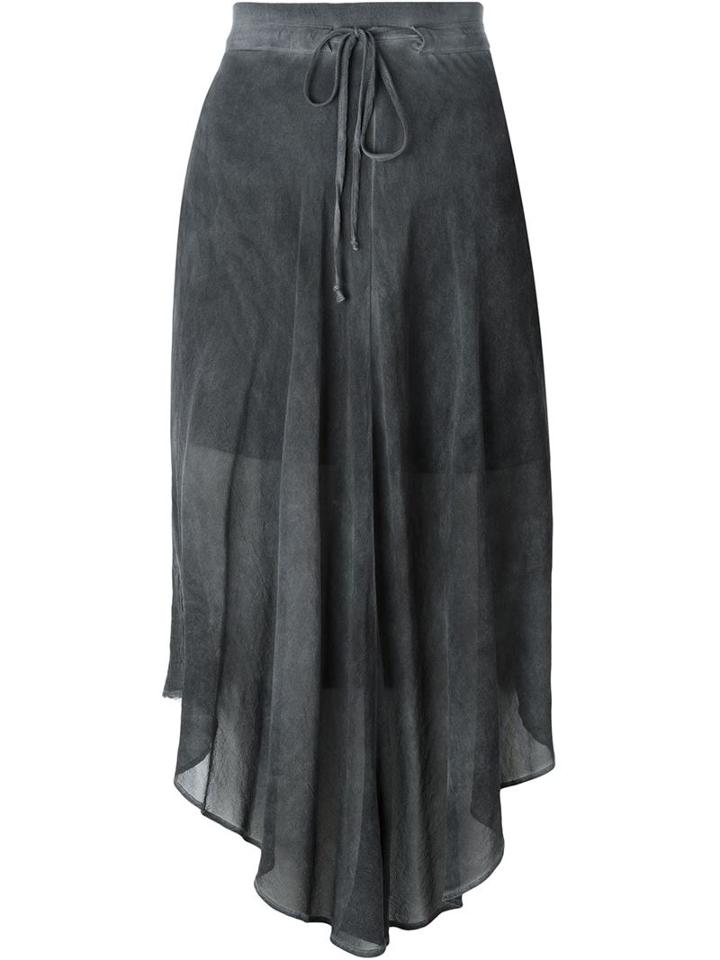 Lost & Found Ria Dunn Sheer Asymmetric Skirt
