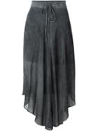 Lost & Found Ria Dunn Sheer Asymmetric Skirt