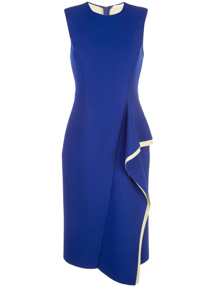 Jason Wu Collection Side Ruffle Detail Dress - Purple