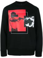 Neil Barrett Scarface Box Print Sweatshirt - Black