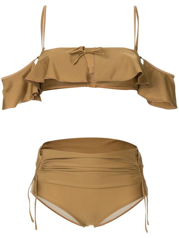 Muller Of Yoshiokubo Three Way Bikini - Brown
