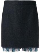 Thom Browne Layered Mini Skirt - Blue