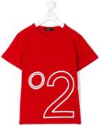 No21 Kids - Logo Print T-shirt - Kids - Cotton/spandex/elastane - 6 Yrs, Red