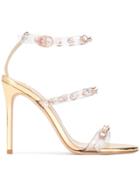 Sophia Webster Crystal Embellished Straps Sandals - Gold