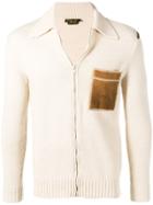 Pierre Cardin Vintage 1970's Zipped Cardigan - Neutrals