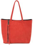 Elena Ghisellini Zip Detail Tote Bag - Red
