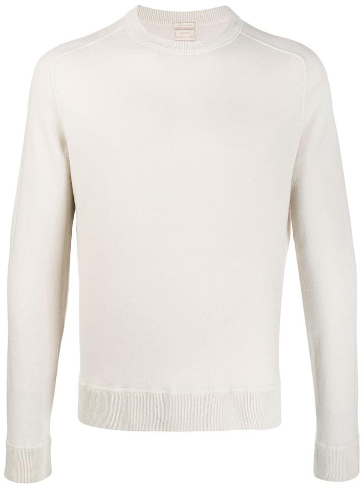Massimo Alba Cashmere Round Neck Jumper - Neutrals