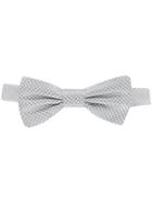 Dolce & Gabbana Woven Patterned Bow Tie - Grey