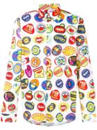 Love Moschino Stickers Print Shirt - Red