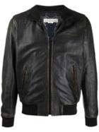 Golden Goose Distressed Effect Bomber Jacket - Black