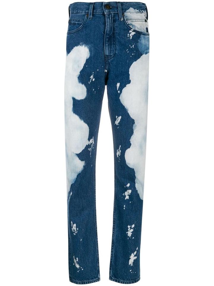 Calvin Klein Jeans Est. 1978 Slim Bleached Jeans - Blue
