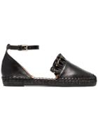 Valentino Black Very Valentino Leather Espadrilles