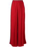 Raquel Allegra Wide Leg Trousers - Red