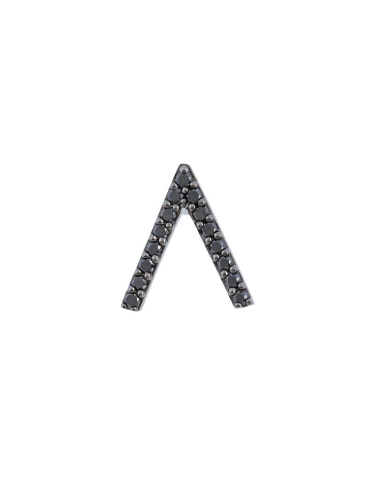 Alinka 'a' Id Diamond Stud Single Earring - Metallic
