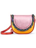 Marco De Vincenzo Metallic Mini Idda Colour Block Shoulder Bag -