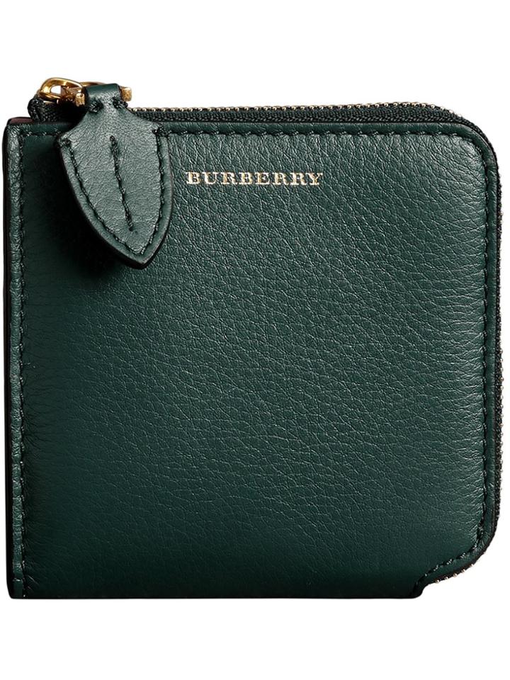 Burberry Square Ziparound Wallet - Green
