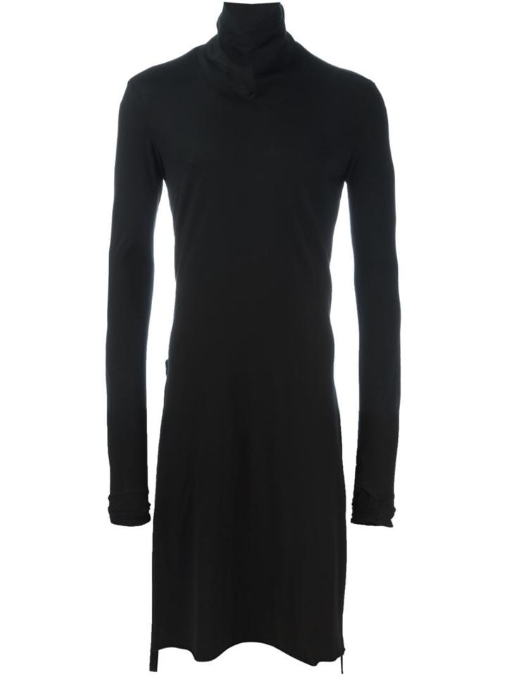 Lost & Found Ria Dunn Long Roll Neck Jumper, Men's, Size: Small, Black, Cotton/cashmere