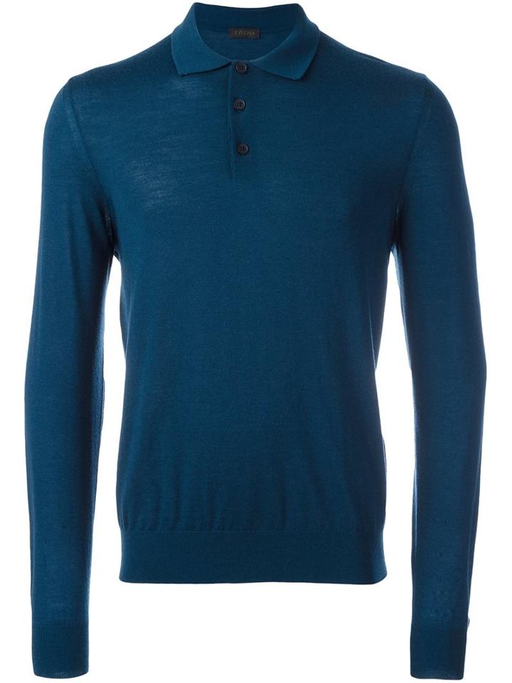 Z Zegna Button Collar Jumper