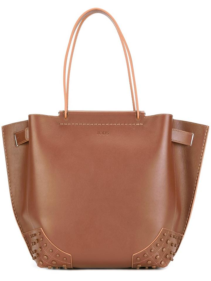 Tod's Medium 'wave' Tote, Women's, Brown