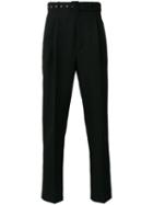 Cmmn Swdn - Ranger High Waisted Trousers - Men - Wool - 46, Black, Wool