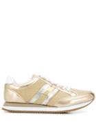 Tommy Jeans Metallic Panel Sneakers - Gold