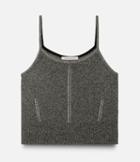 Christopher Kane Lurex Tank Top, Women's, Size: Xs, Grey, Polyamide/polyester/viscose