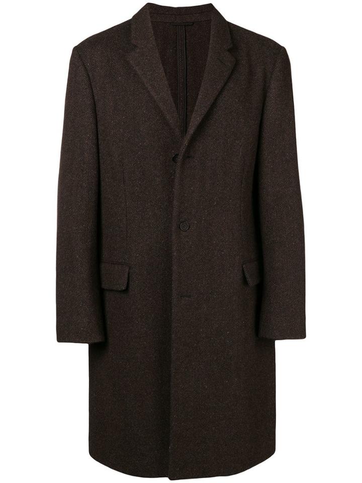 Holland & Holland Herringbone Tweed Coat - Brown