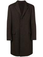 Holland & Holland Herringbone Tweed Coat - Brown