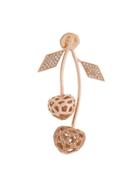 Natasha Zinko 14kt Rose Gold And Diamond Mini Cherry Earring