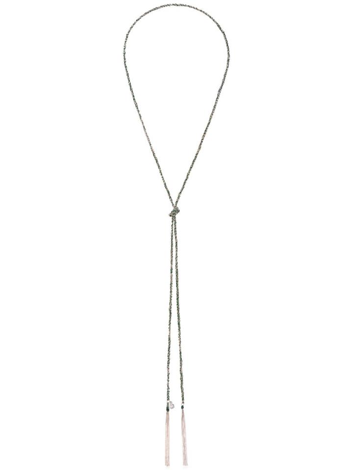 Carolina Bucci Lucky Fortune Necklace - Green