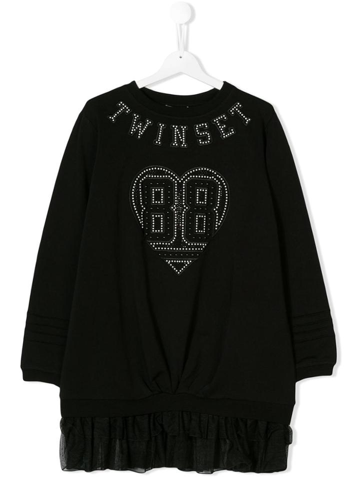 Twin-set Branded Sweater - Black
