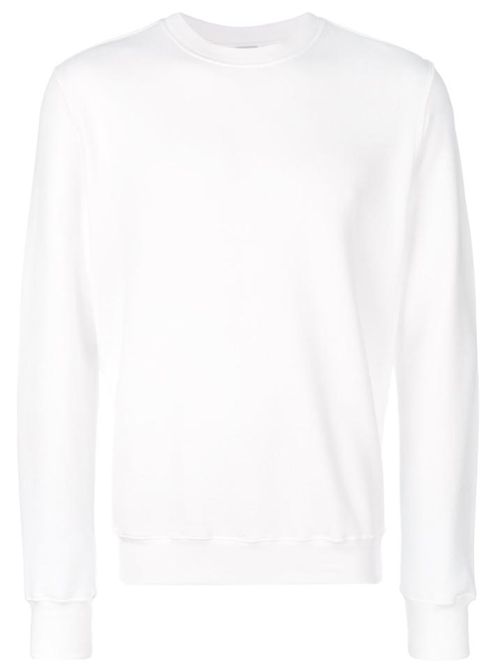 Aspesi Ribbed Crew Neck Sweatshirt - White