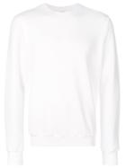 Aspesi Ribbed Crew Neck Sweatshirt - White